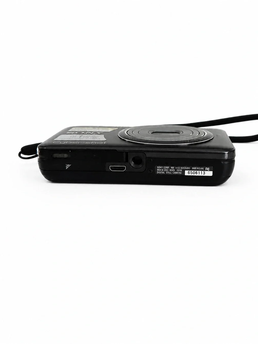 Sony Cyber-shot DSC-WX9 16.2MP Digital Camera Black Tested HD Video